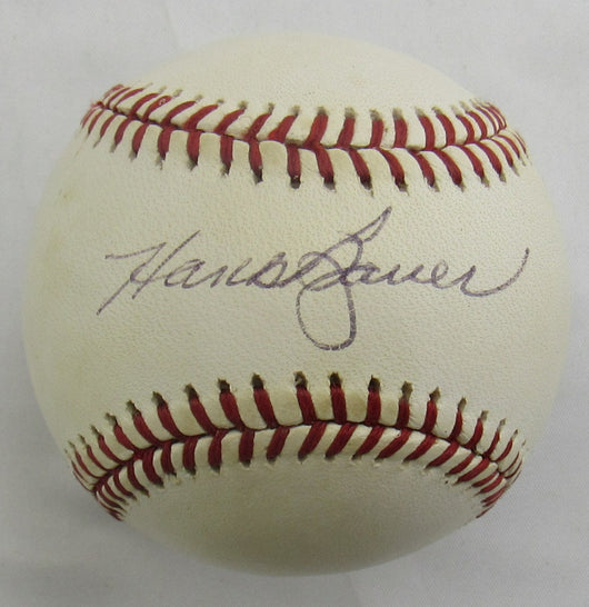 Hank Bauer Signed Auto Baseball B171