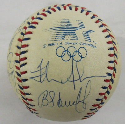 1984 Olympic Baseball Team Signed Ball - Mark McGwire, Cory Snyder, Will Clark and More