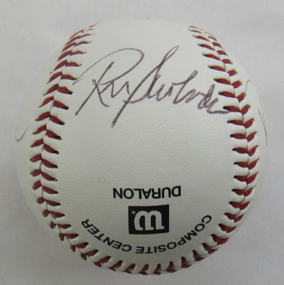 Darryl Strawberry Ed Kranepool Ron Swoboda Ralph Branca Signed Auto Baseball B171