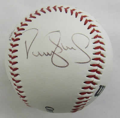 Darryl Strawberry Ed Kranepool Ron Swoboda Ralph Branca Signed Auto Baseball B171