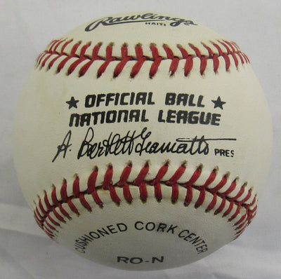 Ricky Jordan Signed Auto Rawlings Baseball B160 IV