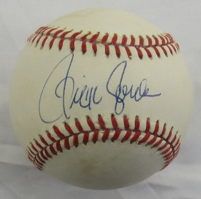 Ricky Jordan Signed Auto Rawlings Baseball B160 V