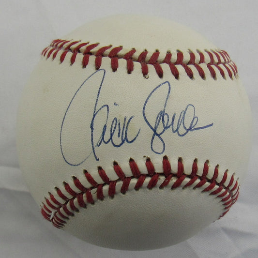 Ricky Jordan Signed Auto Rawlings Baseball B160 VI