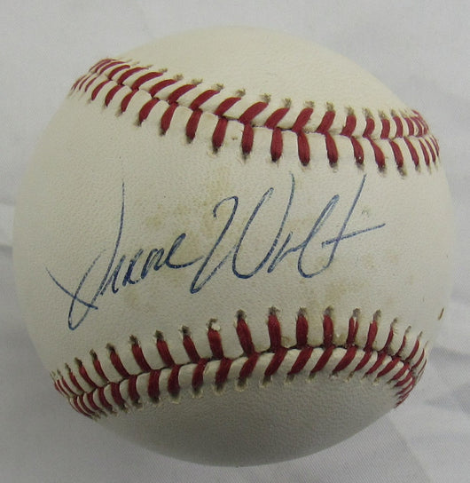Jerome Walton Signed Auto Rawlings Baseball B160 II