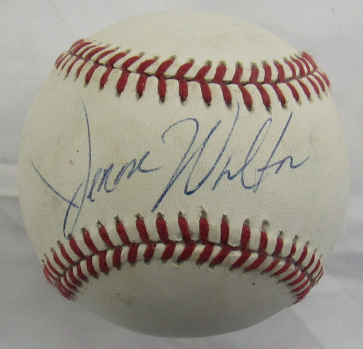Jerome Walton Signed Auto Rawlings Baseball B160 IV