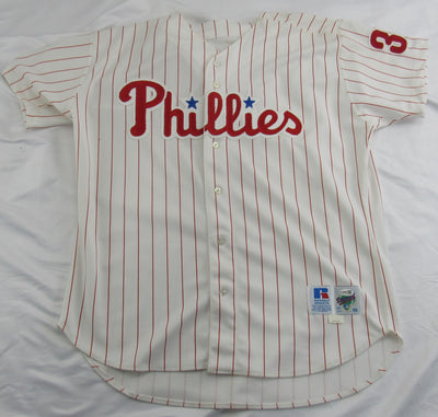 Curt Schilling Signed Auto Phillies Jersey JSA CL29217 - Russell Athletic