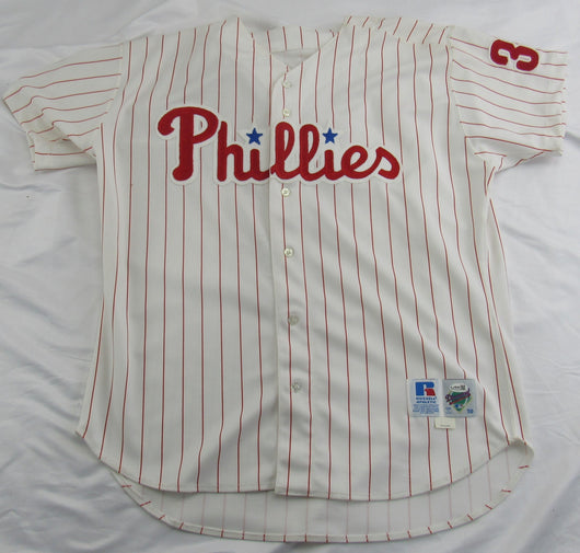 Curt Schilling Signed Auto Phillies Jersey JSA CL29217 - Russell Athletic