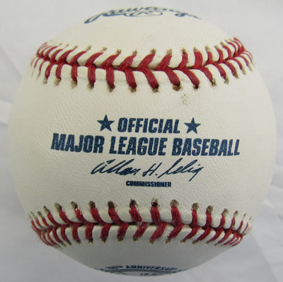 Clete Boyer Signed Auto Rawlings Yankees 100th Anniversary Baseball w/ Insc