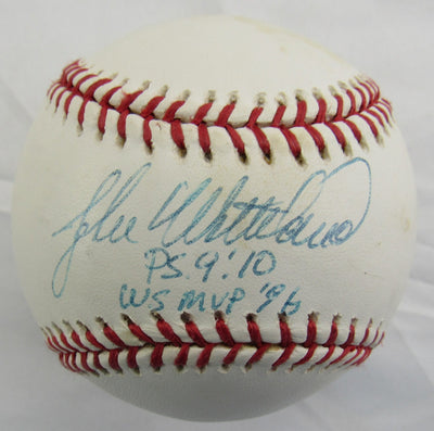 John Wetteland Signed Rawlings Auto Baseball w/ Insc PSA/DNA C54127