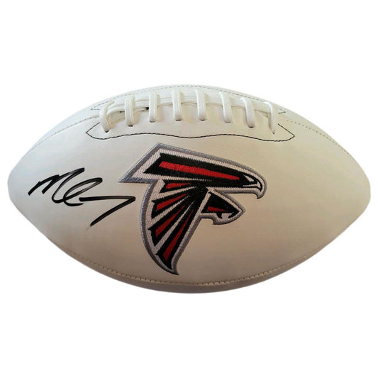 Michael Vick Signed Atlanta Falcons Official NFL Team Logo Football (JSA)