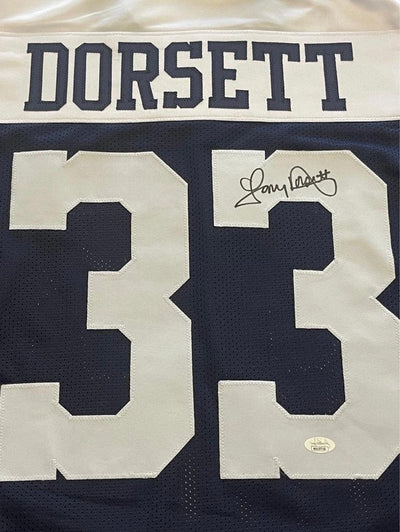 Tony Dorsett Signed Dallas Thanksgiving Football Jersey (Beckett)