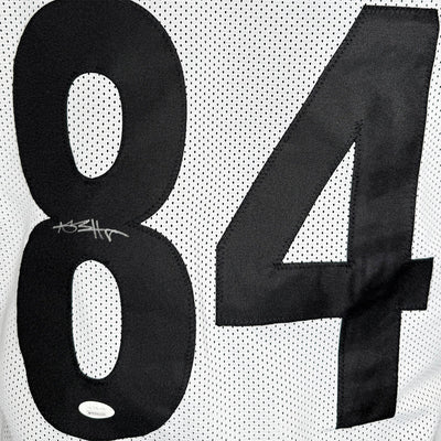Antonio Brown Signed Pittsburgh White Football Jersey (JSA)