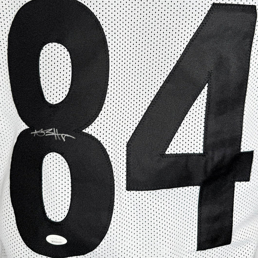 Antonio Brown Signed Pittsburgh White Football Jersey (JSA)