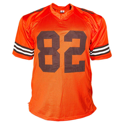 Ozzie Newsome Signed Cleveland Inverted Orange Football Jersey (JSA)