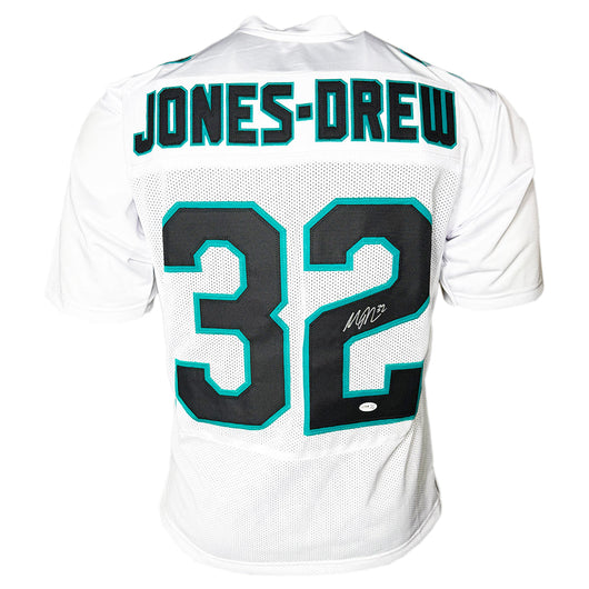 Maurice Jones-Drew Signed Jacksonville White Away Jersey Football Jersey (JSA)