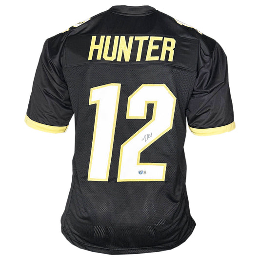 Travis Hunter Signed Colorado College Black Football Jersey (Beckett)