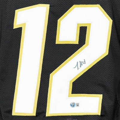 Travis Hunter Signed Colorado College Black Football Jersey (Beckett)