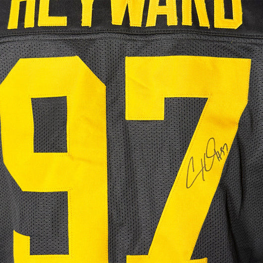 Cam Heyward Signed Pittsburgh Color Rush Football Jersey (Beckett)