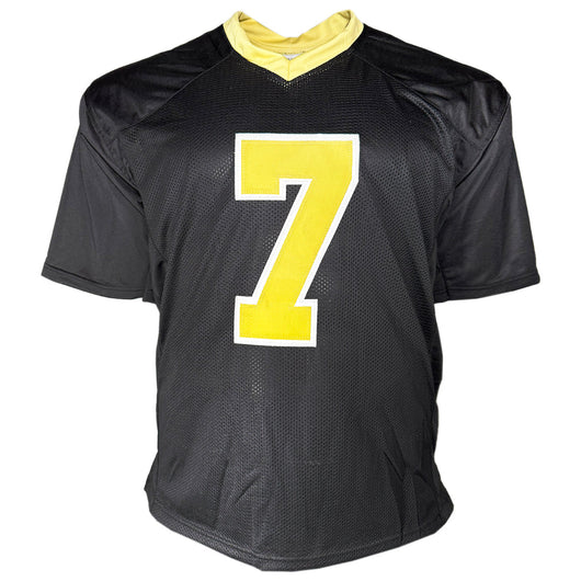 Morten Andersen Signed HOF 2017 Inscription New Orleans Black Football Jersey (JSA)