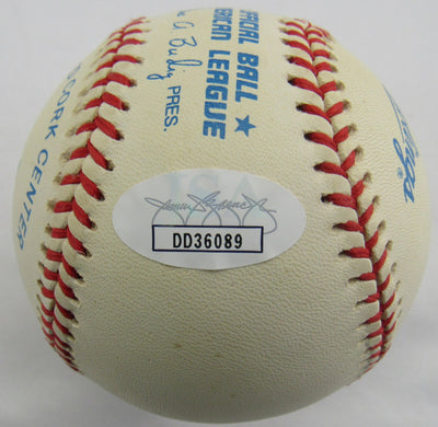 Jeff Reardon Signed Auto Rawlings Baseball JSA DD36089