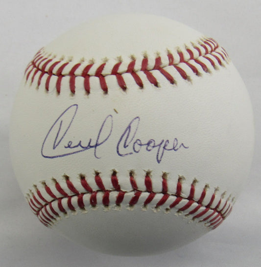 Cecil Cooper Signed Auto Rawlings Baseball Steiner Holo