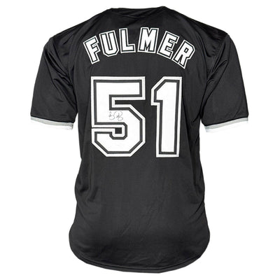 Carson Fulmer Signed Chicago Black Baseball Jersey (JSA)