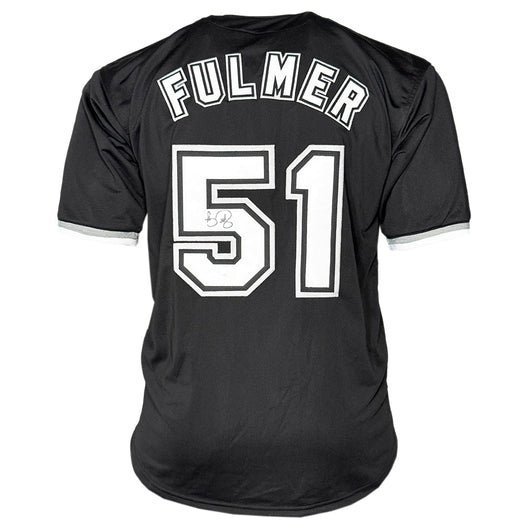 Carson Fulmer Signed Chicago Black Baseball Jersey (JSA)