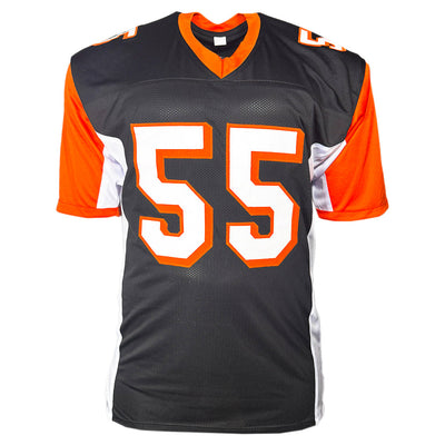Keith Rivers Signed Cincinnati Black Football Jersey (JSA)