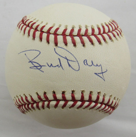 Bud Daley Signed Auto Rawlings Baseball B161