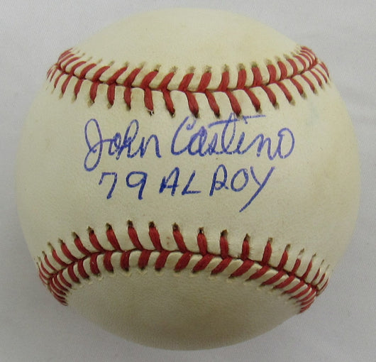 John Castino Signed Auto Rawlings Baseball B163