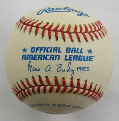 Wally Joyner Signed Auto Rawlings Baseball B163