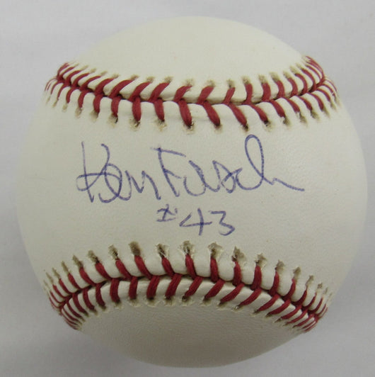 Ken Forsch Signed Auto Rawlings Baseball B164