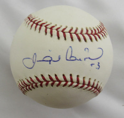 Miguel Cairo Signed Auto Rawlings Baseball B165