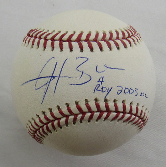 Angel Berroa Signed Auto Rawlings Baseball B166