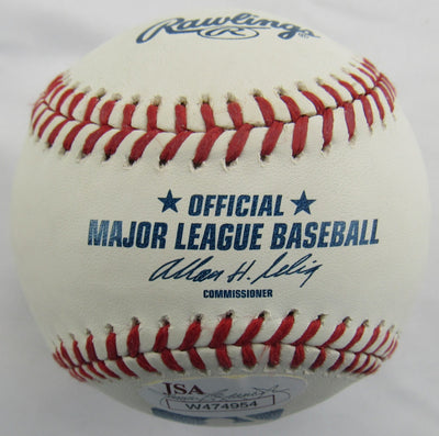 Martin Perez Signed Auto Rawlings Baseball JSA W474954 B167