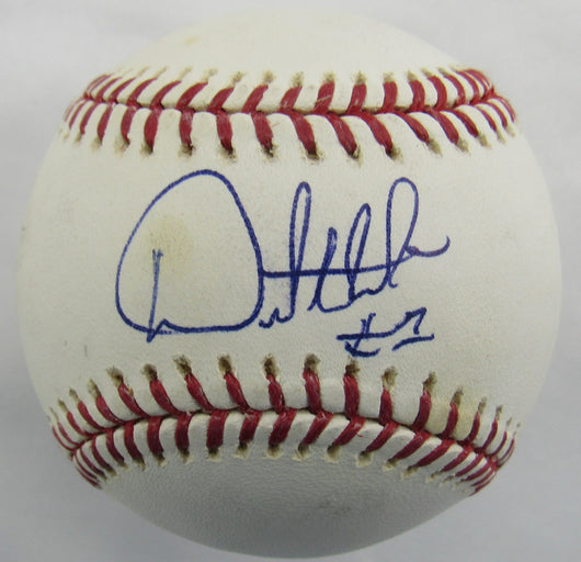 Orlando Hudson Signed Auto Rawlings Baseball MLB Hologram B168