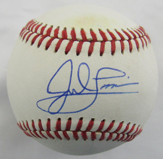 Jed Lowrie Signed Auto Rawlings Baseball JSA EE30083 B168
