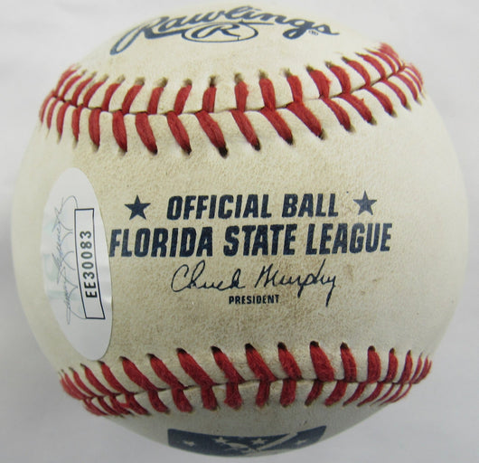 Jed Lowrie Signed Auto Rawlings Baseball JSA EE30083 B168