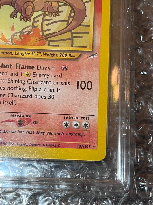AGS (GEM-MT 10) Shining Charizard #107 - Neo Destiny (1st Edition) (#00049408)