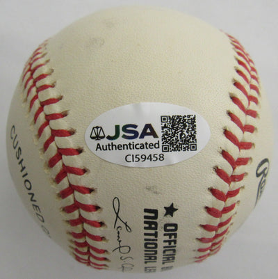 Albert Belle Signed Auto Baseball JSA CI59458