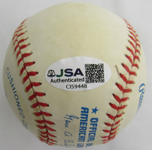 Frank Crosetti Signed Auto Baseball JSA CI59448
