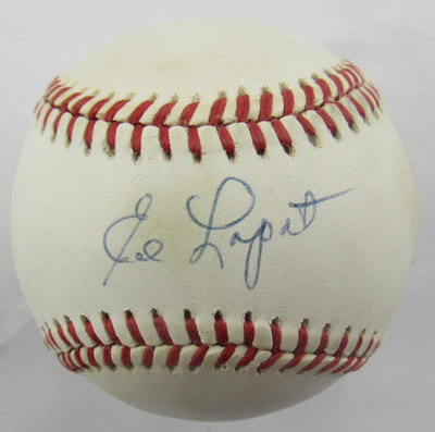 Ed Lopat Signed Auto Rawlings Baseball JSA CD18157