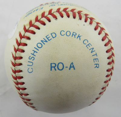 Ed Lopat Signed Auto Rawlings Baseball JSA CD18157