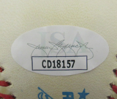 Ed Lopat Signed Auto Rawlings Baseball JSA CD18157