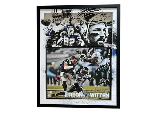Jason Witten Signed Dallas 3D Light Up Framed Football 16x20 Photo (Beckett)