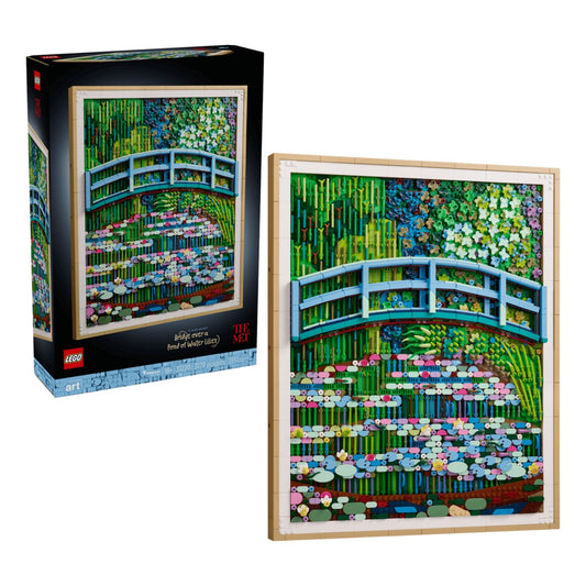 LEGO ART Claude Monet Bridge Over a Pond of Water Lilies