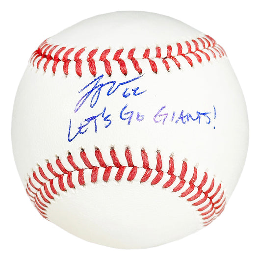 Logan Webb Signed Let's Go Giants! Inscription Rawlings Official Major League Baseball (Fanatics/MLB)