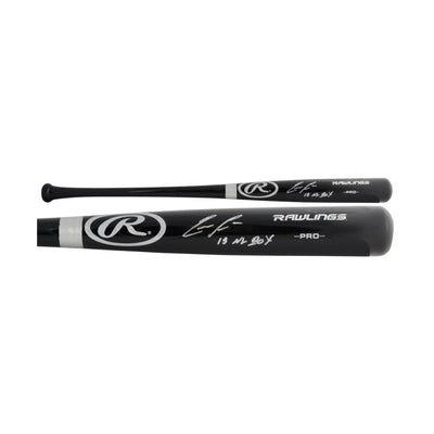 Fanatics Authentic Ronald Acuna Jr. Autographed "2018 NL ROY" Rawlings Pro Black Baseball Bat