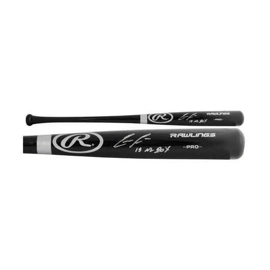 Fanatics Authentic Ronald Acuna Jr. Autographed "2018 NL ROY" Rawlings Pro Black Baseball Bat