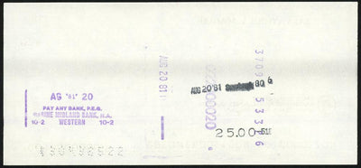 Sal Maglie Autographed 3x6 Check Brooklyn Dodgers, New York Yankees SKU #147872